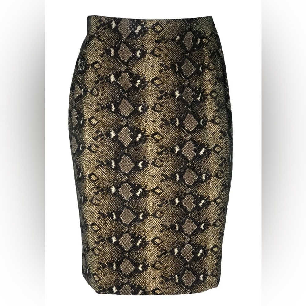 Yves saint Laurent vintage snakeskin skirt size 6